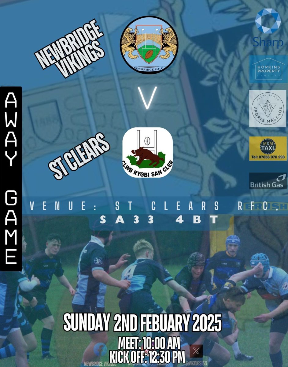 Newbridge Vikings (@vikings15s) on Twitter photo This week its a 'Vikings Bus Trip' to <a href="/stclearsrfc_XV/">St Clears RFC 🐗</a> <a href="/StClearsRFC_JNR/">St Clears RFC Junior</a> Not played before, but looking forward to the trip down West!! Vikings will play anyway, and thanks for inviting us down and we look forward to the game & catch up afterwards #Vikings #BusTrip #OffWestWeGo This week its a 'Vikings Bus Trip' to <a href="/stclearsrfc_XV/">St Clears RFC 🐗</a> <a href="/StClearsRFC_JNR/">St Clears RFC Junior</a> Not played before, but looking forward to the trip down West!! Vikings will play anyway, and thanks for inviting us down and we look forward to the game & catch up afterwards #Vikings #BusTrip #OffWestWeGo