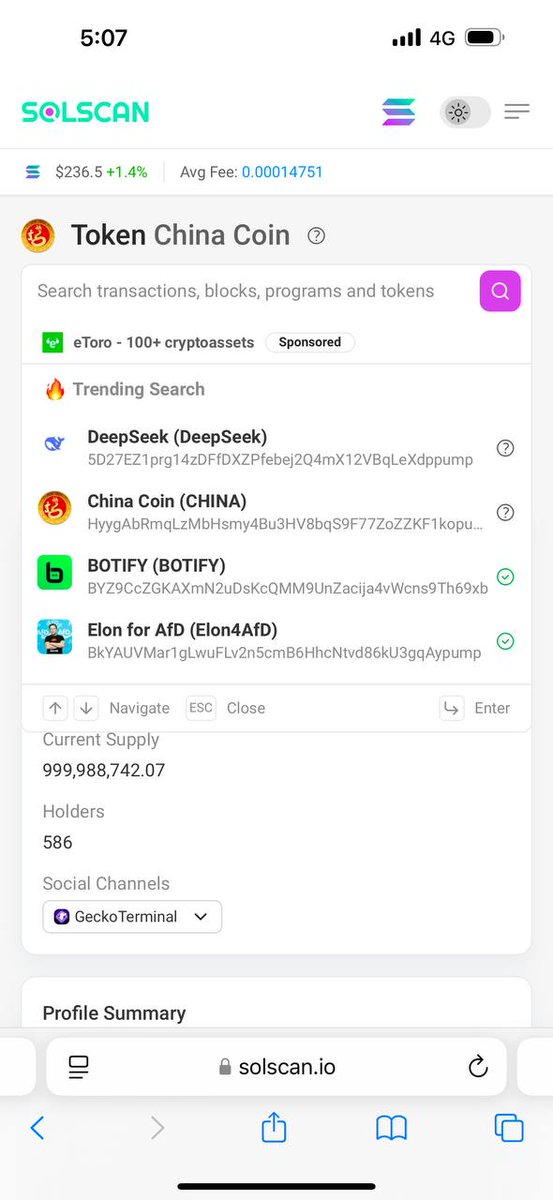 Let's go, we're getting traction everywhere! #solscan #china $china