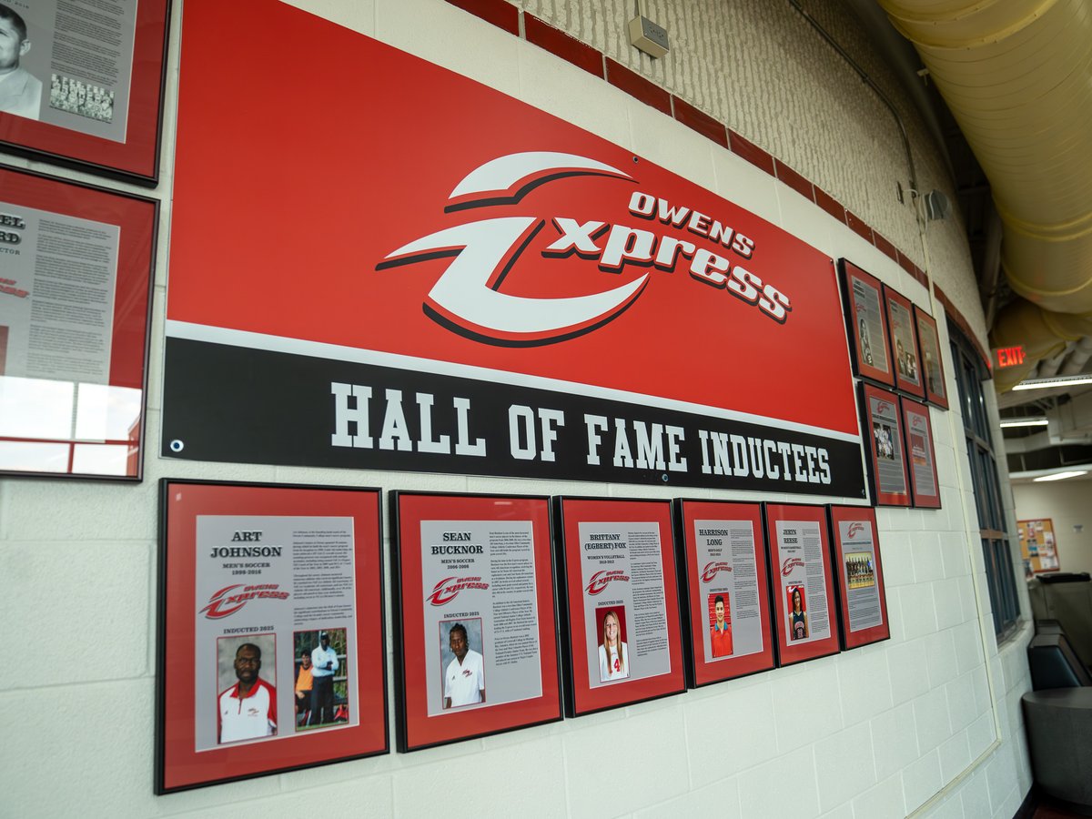 OwensCC's tweet photo. Unforgettable moments from the @OwensExpress Hall of Fame induction! Congrats to our incredible inductees! ๐๐๐ #LetsGoExpress https://t.co/RHDwveTmW2