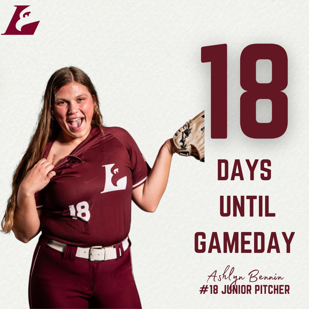 UWLSOFTBALL's tweet photo. ‼️18 DAYS UNTIL GAME DAY‼️
Get to know #18 Ashlyn Bennin!
#asaneagle🦅 #takeflight #eaglesrake #18days https://t.co/Nrdc4l59pW