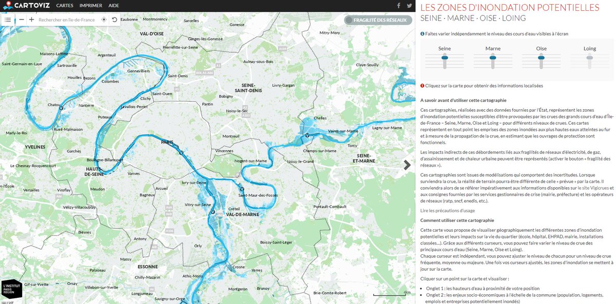 Le saviez-vous ? 🌊 La Région <a href="/iledefrance/">Région Île-de-France</a> est le territoire français le plus exposé au risque inondation.  Pour mieux vous informer, la DRIEAT et <a href="/linstitutPR/">L'Institut Paris Region</a> ont créé une carte interactive qui vous permet de savoir si votre quartier est concerné : cartoviz.institutparisregion.fr