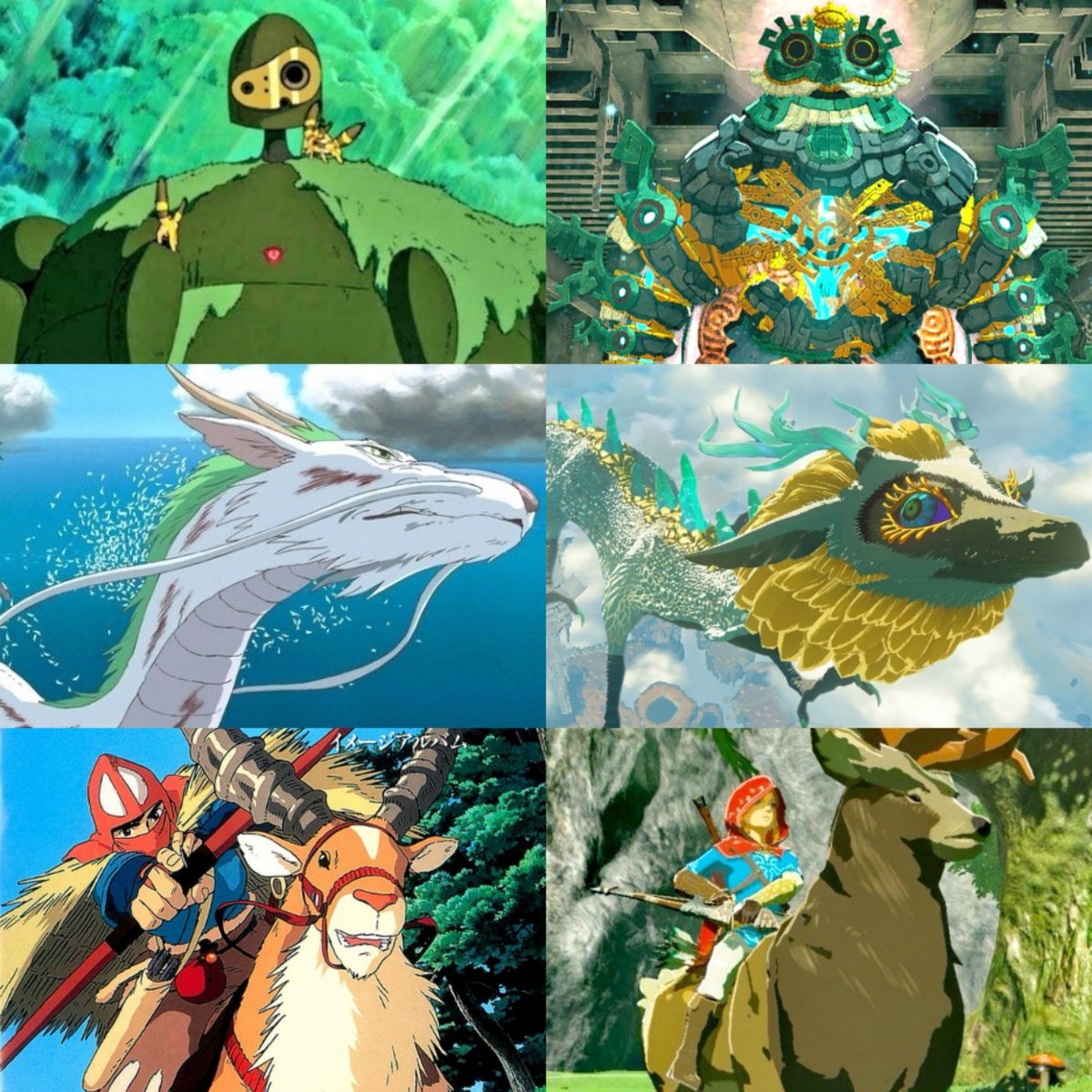 Studio Ghibli vs The Legend of Zelda🌿🍃