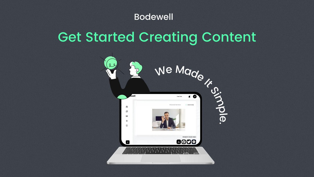 gobodewell's tweet image. What if creating video content was easy and effective? With Bodewell, it is. Here&apos;s how it works: bit.ly/40GTVws 

#VideoCreation #DigitalMarketing #EasyContent #GoBodewell