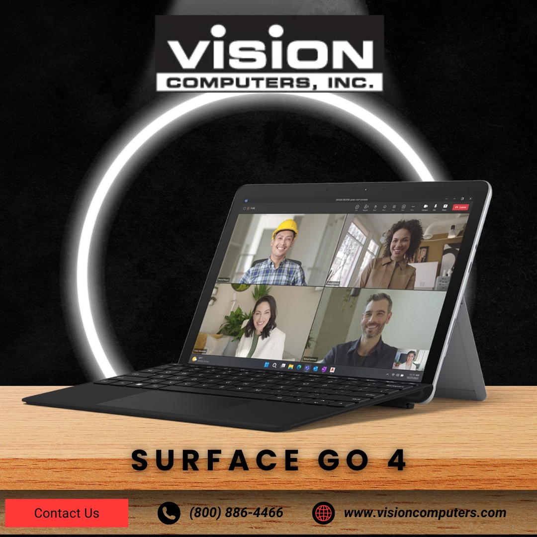 Vision_Comp_Inc's tweet image. Boost your business with the Surface Go 4! Unmatched performance & versatility. Let Vision Computers help you get set up & stay productive! Contact us today! visioncomputers.com/contact
#VisionComputer #TechSuperstore #ComputerDeals #PCMasterRace #TechGadgets