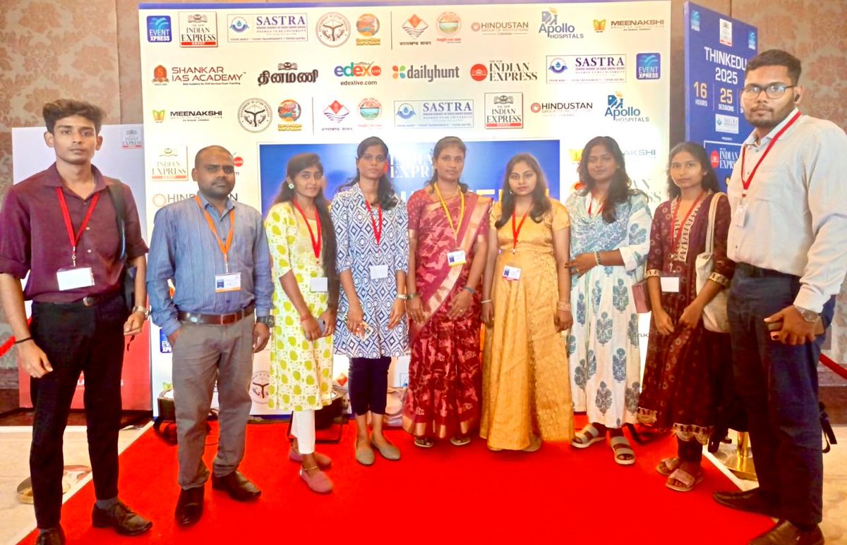 madhaengcollege's tweet photo. The ThinkEdu Conclave 2025, organized by The New Indian Express Group, is scheduled for January 27 and 28, 2025, at the ITC Grand Chola in Chennai, India.
#madhaengineeringcollege #ThinkEdu #thinkedu2025 #TheNewIndianExpress https://t.co/fMnoESut5b