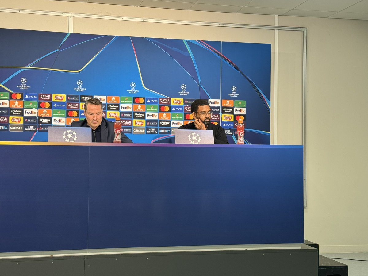 Brian Priske toch weer terug naar het Engels. Kan zich daarin beter uitdrukken dan in het Nederlands.