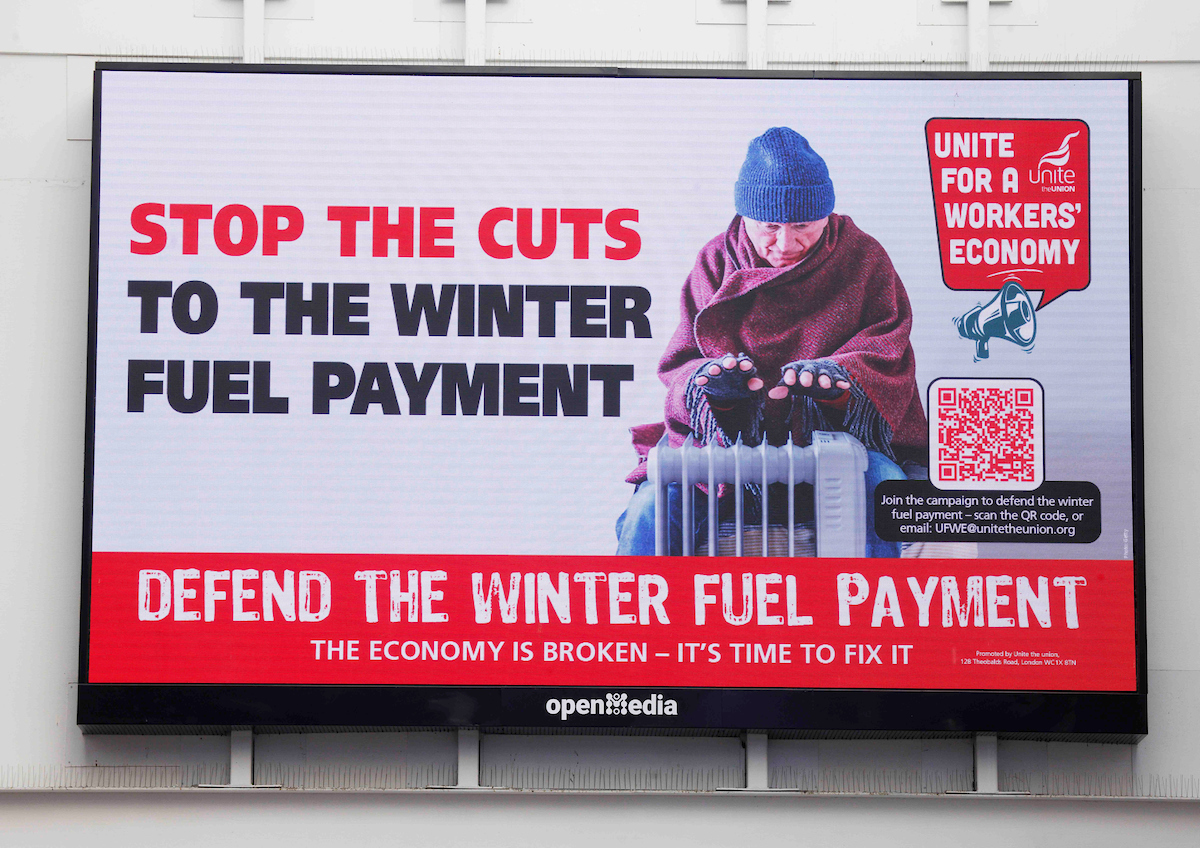 UniteSharon's tweet image. A @unitetheunion survey has shown that pensioners are suffering real-life effects of the needless cut to #WinterFuelAllowance. They are shivering at home, having to go without bathing or without meals. Retirees should be able to live with dignity after a lifetime of work yet the