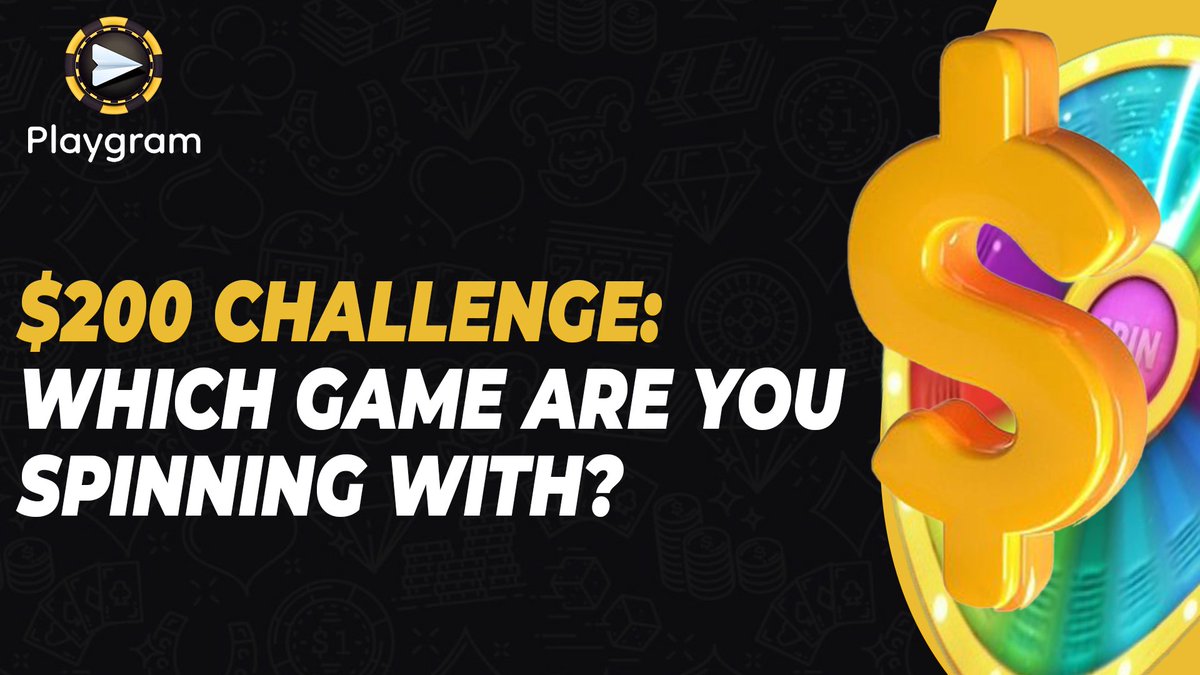 💵 $200 Challenge: Which Game Are You Spinning With? 🎰

Imagine this: You’ve got $200 ready to go. Which game at Playgram are you diving into first? 🎮

Tell us why you chose your game! Is it for the thrill, the strategy, or just the chance of a huge win?

🗓 Share your game