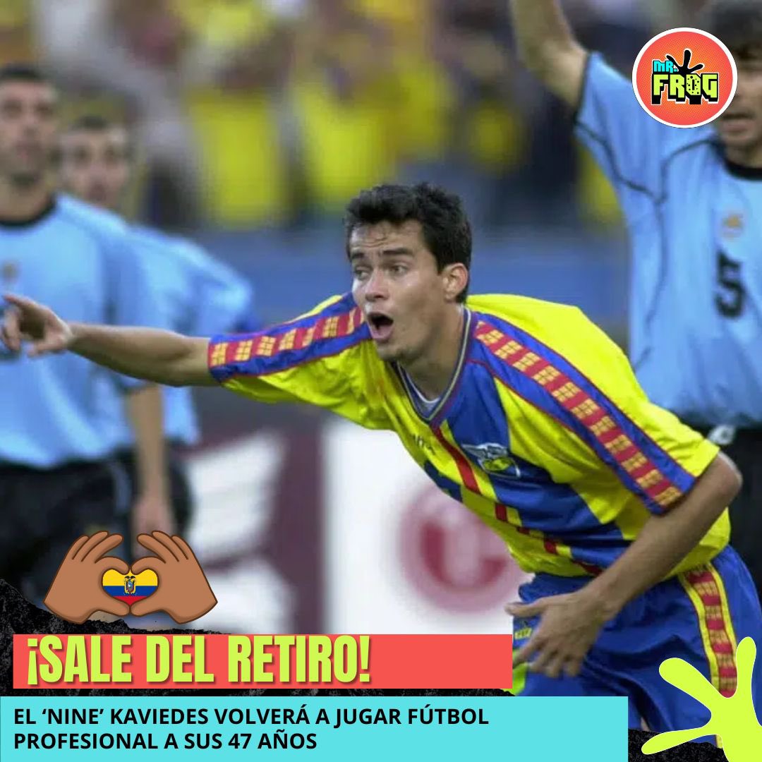 frogsportsec's tweet photo. 👀¡LA LEYENDA ESTÁ DE VUELTA! ⚽️ 

🇪🇨 Jaime Iván Kaviedes, regresa al fútbol profesional a sus 47 años y lo hará con la camiseta de la Liga Deportiva Universitaria de El Carmen  de la segunda categoría.

📌 Firmará su contrato este sábado 1 de febrero a la 15h00 ⏰.

#MrFrogEc https://t.co/cW1HstduUU