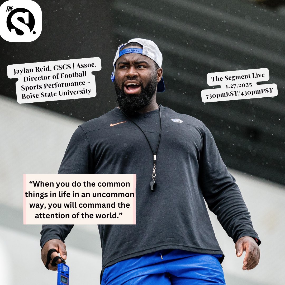 Come holla at me and <a href="/CoachJReid_75/">Jaylan Reid</a> today on The Segment for a 🔥 conversation! 

instagram.com/p/DFIWvOJO5Ny/…