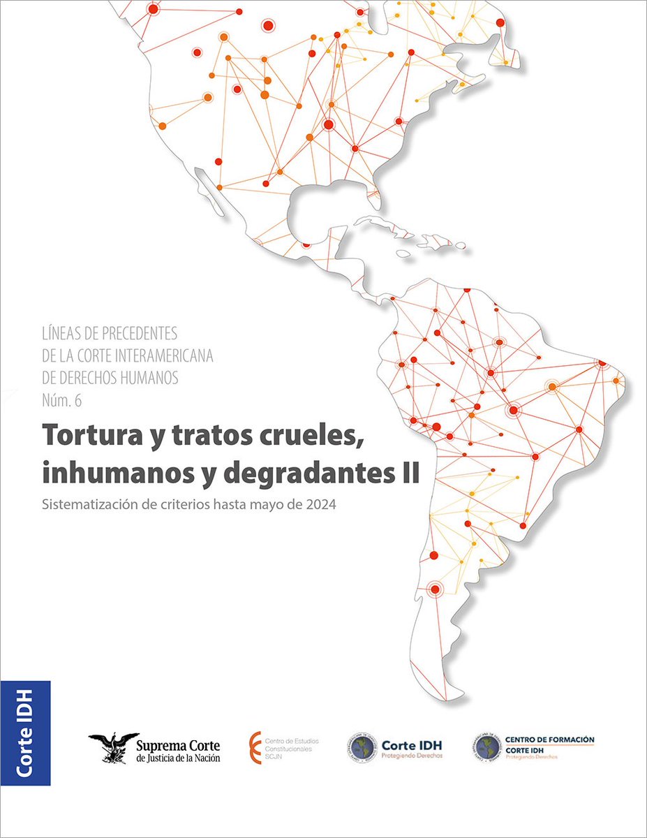 CECSJ_SCJN's tweet photo. Este #CuadernoDeJurisprudencia pretende contribuir a la defensa del derecho a no ser víctima de tortura o tratos crueles y degradantes desde el entendimiento de la jurisprudencia de la @CorteIDH.
 
Consúltalo o descárgalo gratis aquí 👉 https://t.co/ELdpzxu6Uy https://t.co/lKzLQvbwAj