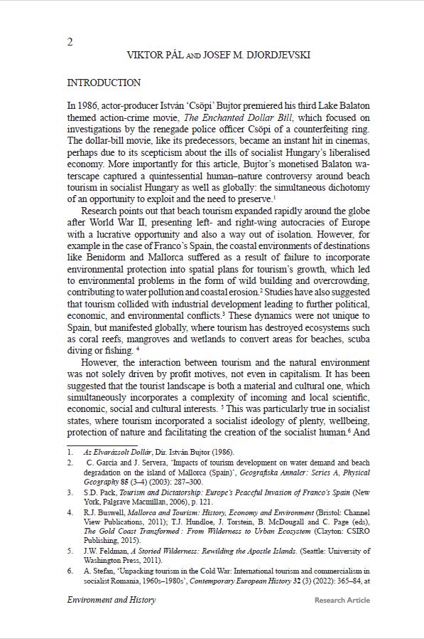 Are you curious about convertible currencies, Lake Balaton, socialism and the environment? Then this fresh, hot off the press Web of Science Q1 piece is for you. 

For private copies, don't be shy to PM! 
liverpooluniversitypress.co.uk/doi/10.3828/wh…