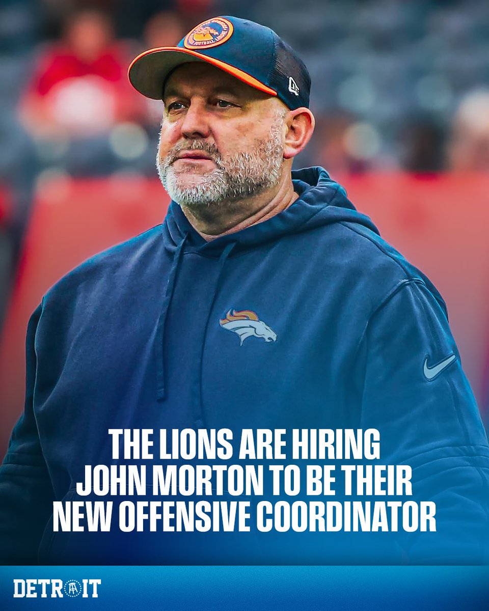 Official: The Lions are bringing John Morton back to be the new offensive coordinator, per <a href="/RapSheet/">Ian Rapoport</a>