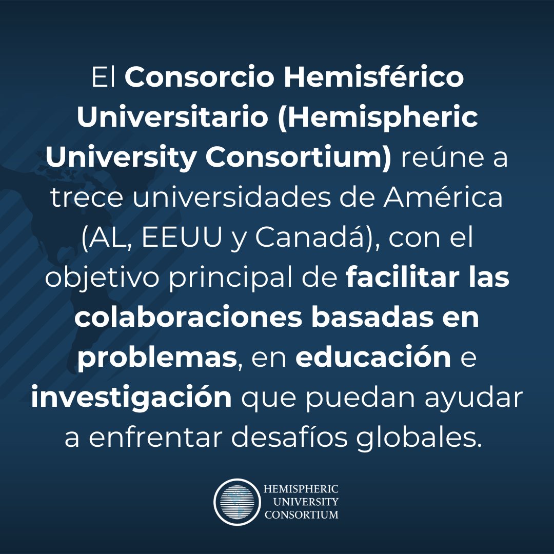 Hemispheric University Consortium (HUC) tweet media