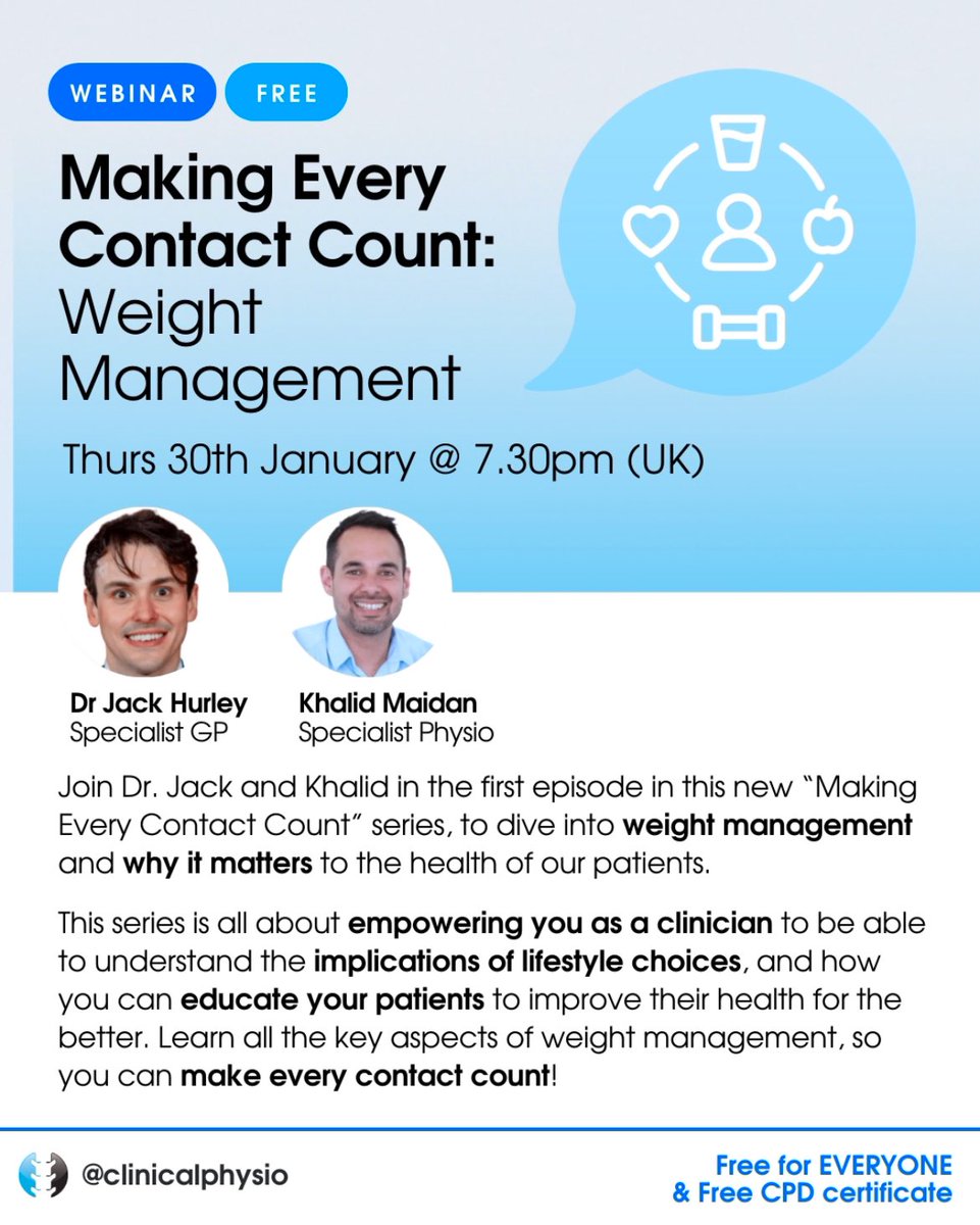 Clinical Physio tweet media