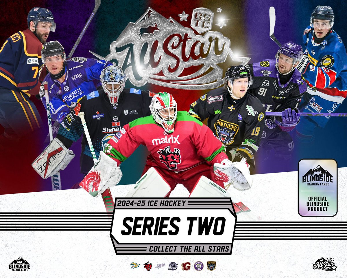 We are now days away from the first team of our Series 2 Trading Card collection being available for sale!

Our flagship All Star cards are back, boasting the teams star talent. Collect just your teams’ All Stars, or complete the collection of our 7 Elite League teams featuring