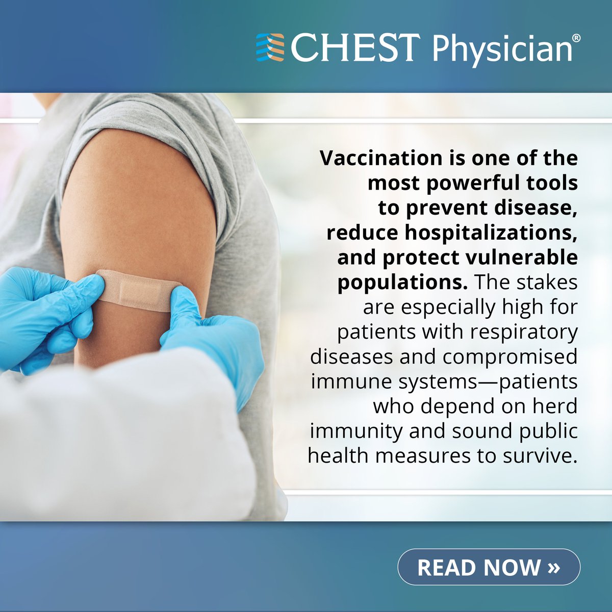 When it comes to public health, CHEST believes in prioritizing evidence-based medicine to make informed policies that protect vulnerable populations.

More in CHEST Physician: hubs.la/Q034chXg0