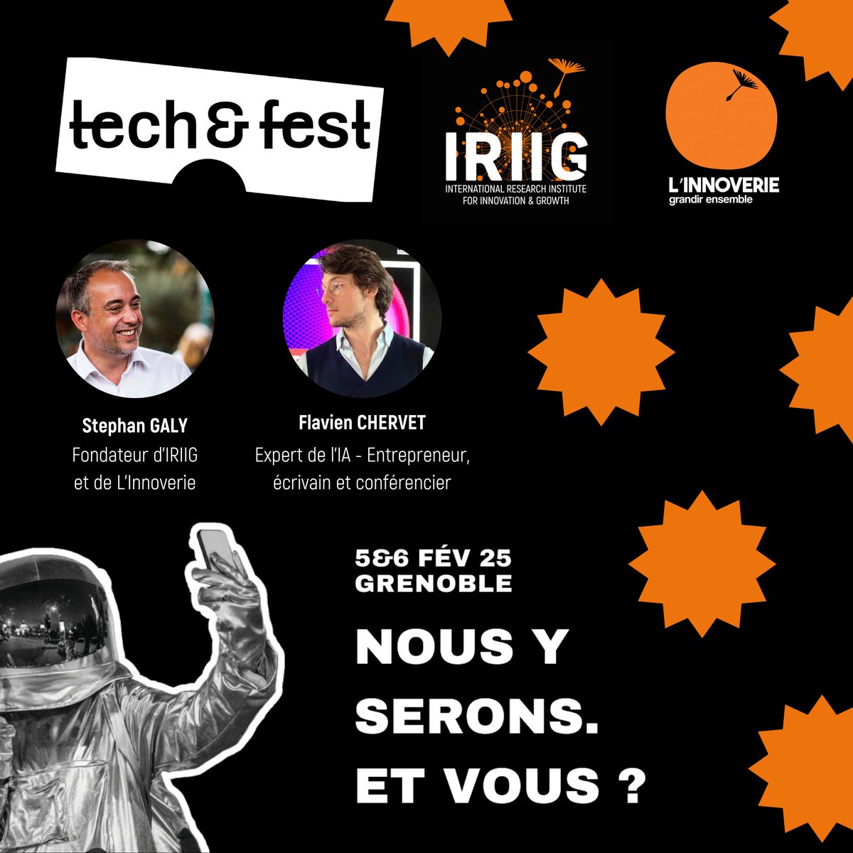 Nous y serons ! IRIIG partenaires de la deuxième édition de Tech &amp; Fest 2025 🚀📣
SAVE THE DATE
Quand ? les 5 &amp; 6 février 2025
Où ? Alpexpo Grenoble
Inscrivez-vous via ce lien : hubs.li/Q0336FvS0
#EnjoyImpactInnovation #WeAreIRIIG