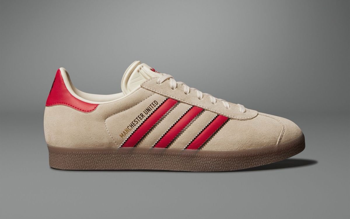 Manchester United x adidas Gazelle Terrace が発売予定。ヒールと