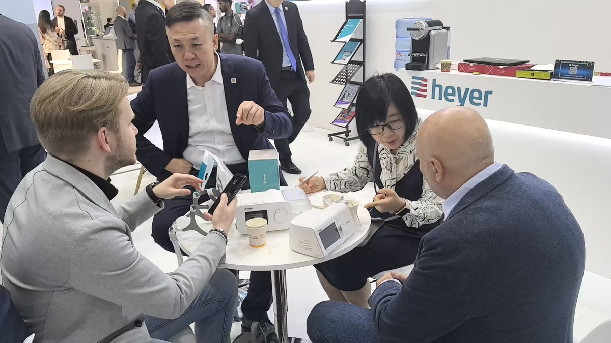 AeonmedC's tweet photo. Heyer Medical AG at Arab Health 2025 - Day 2
Excited to share more from Arab Health 2025! Today, we're highlighting our new homecare products: the CPAP and BiPAP devices. https://t.co/9cxTxTOGSO