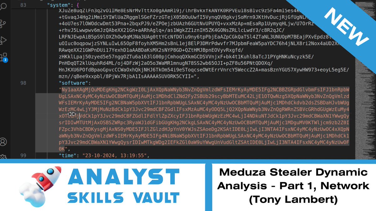 Applied Network Defense (@networkdefense) on Twitter photo In our latest Analyst Skills Vault lesson, <a href="/ForensicITGuy/">Tony Lambert</a> breaks down how to analyze and decode the Meduza stealer malware's network communication traffic. In our latest Analyst Skills Vault lesson, <a href="/ForensicITGuy/">Tony Lambert</a> breaks down how to analyze and decode the Meduza stealer malware's network communication traffic.