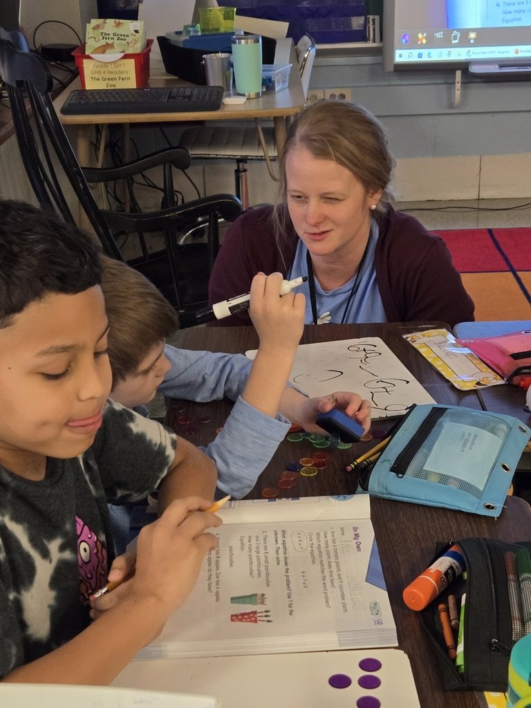 CSCElemAACPS's tweet photo. Ms. Ricucci's 1st graders are mathematicians! They have various ways to solve addition problems.#TheFlocksThatRocks #BelongGrowSucceed https://t.co/h5S11LAuvz