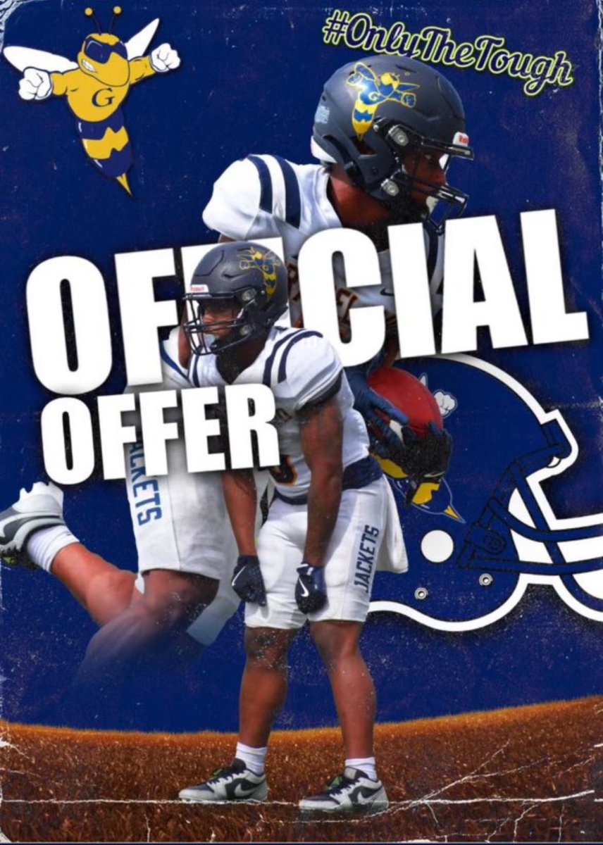 #AGTG After a great conversation with <a href="/CoachStaback/">Coach Phil Staback</a> I am blessed 💙💛to receive an offer from <a href="/GracelandFB/">Graceland Football</a> 

<a href="/CoachRobertt/">Robert Hayes Jr.</a> <a href="/HornJagsRecruit/">Horn Jags Football</a> <a href="/23Plez/">Plez Atkins</a> <a href="/CoachMorrisLOE1/">Coach Morris</a> <a href="/tajakaha/">Larry Wheeler</a> <a href="/CoachAllenHC/">Courtney Allen</a>