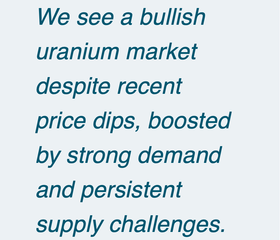 Surging #energy demand is driven not only by #AI and manufacturing reshoring in the West, but also by #urbanization and #industrialization in the East and the global #EnergyTransition."  #Uranium
👉Top 10 Investment Themes of 2025 by <a href="/KitcoMining/">Kitco Mining</a>:  kitco.com/opinion/2025-0…
