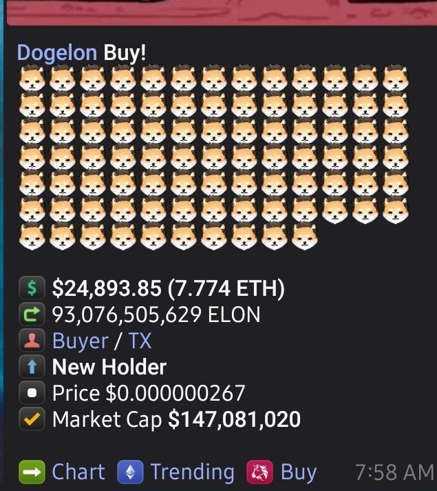 Whales are buying up the dips
#Dogelon #DogelonMars $ELON <a href="/DogelonMars/">Dogelon Mars</a>