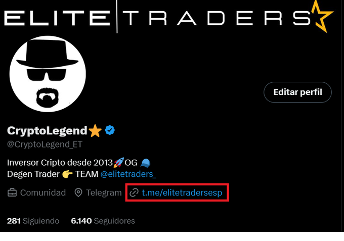 CryptoLegend_ET's tweet photo. ℹ️TELEGRAM

Para más contenido de valor y operaciones puedes acceder a nuestro canal de telegram con el link del perfil.             

Te veo dentro leyenda🧢 https://t.co/fhVxcKSlUX