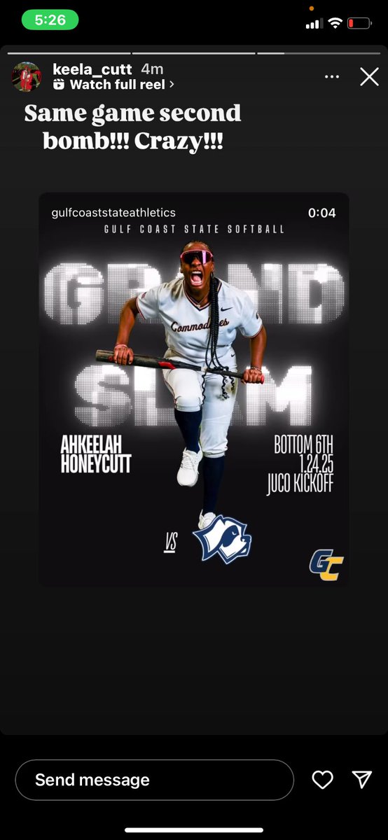 AhKeelaHoneycu1's tweet photo. Blessed to have a amazing opening weekend!!  
3HR
7Hits
9RBI
Avg .583
Anchor Up⚓️💙💛 https://t.co/UFGx3P40J7