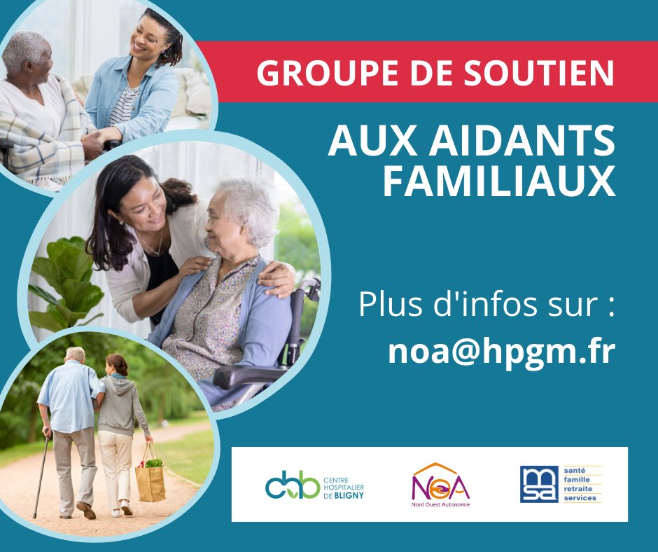 Des groupes de soutien aux proches aidants, vous n'êtes pas seuls !

Conscient de l’importance du rôle des aidants, le #CHBligny, en partenariat avec le CLIC NOA et la MSA, accueille chaque 2e lundi du mois un groupe de parole dédié aux #Aidants.

chbligny.fr/des-groupes-de…