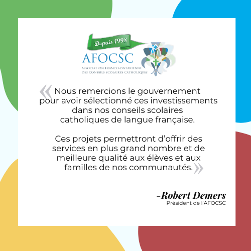 Communiqué- Investissement historique de 1,3 milliard de dollars de la part de l’Ontario afin de construire et d’agrandir plus d’écoles.

news.ontario.ca/fr/release/100…