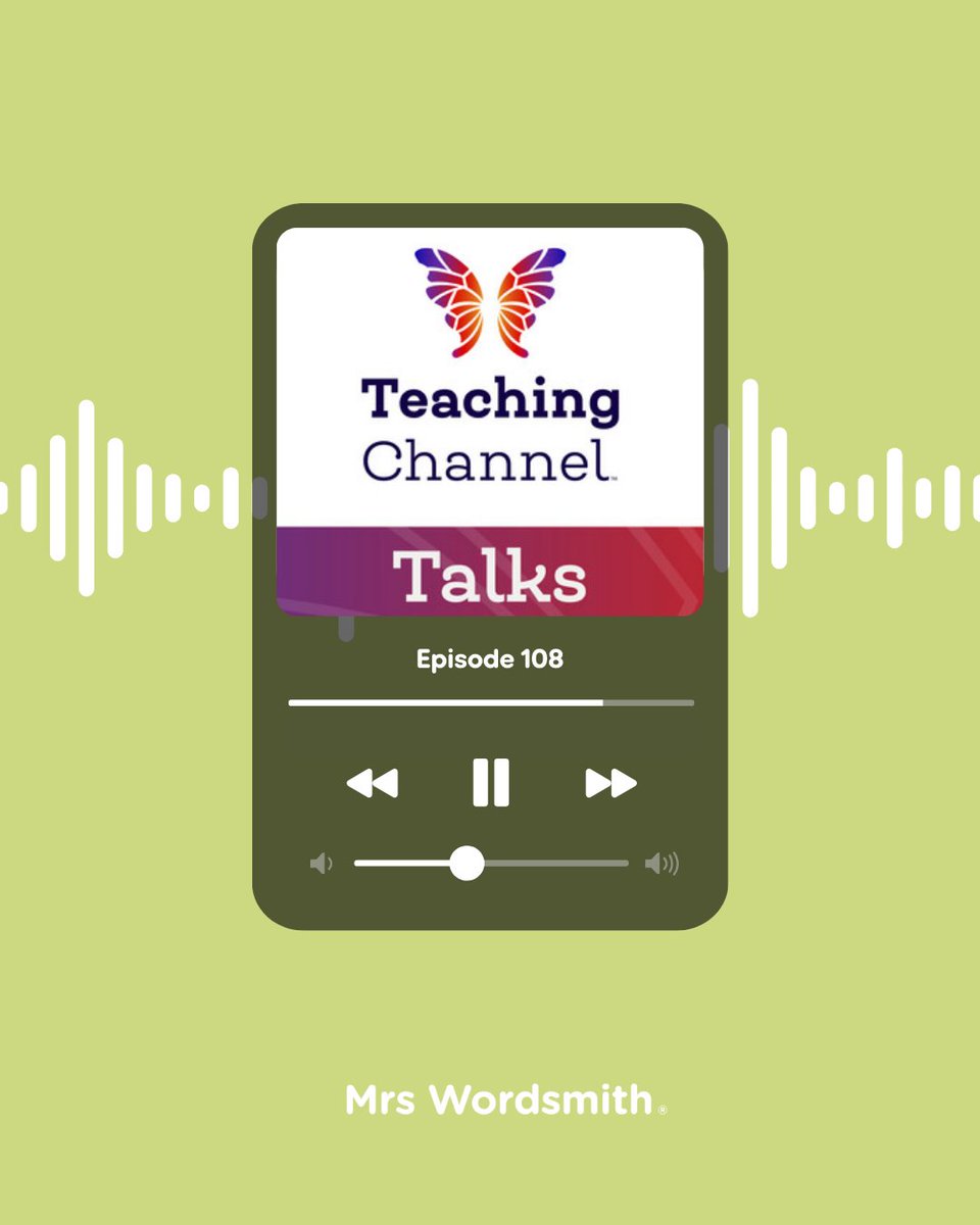 mrswordsmith_'s tweet image. Our lovely president, recently joined Dr. Wendy Amato on the Teaching Channel podcast to dive deep into the transformative power of literacy📚✨

This conversation is one you won’t want to miss. Listen here: ow.ly/hlzh50UNFsa
#TeachingChannelTalks #LiteracyMatters