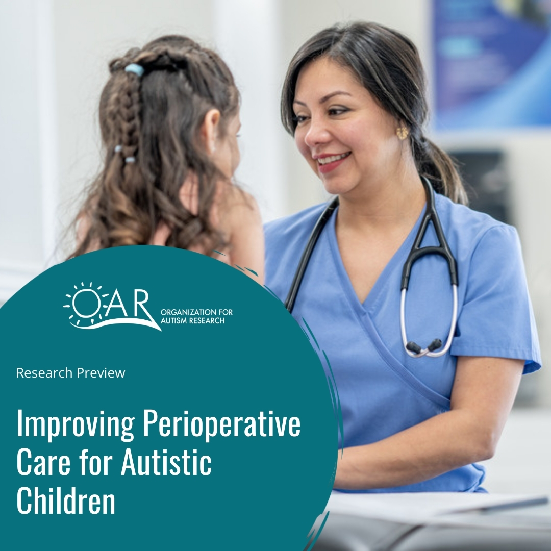 This OAR-funded study will evaluate the impact of an adaptive sensory environment and behavioral coping plan for autistic children undergoing anesthesia.

Learn more in this month's issue of the OARacle Newsletter! s.mtrbio.com/hylqrtexta