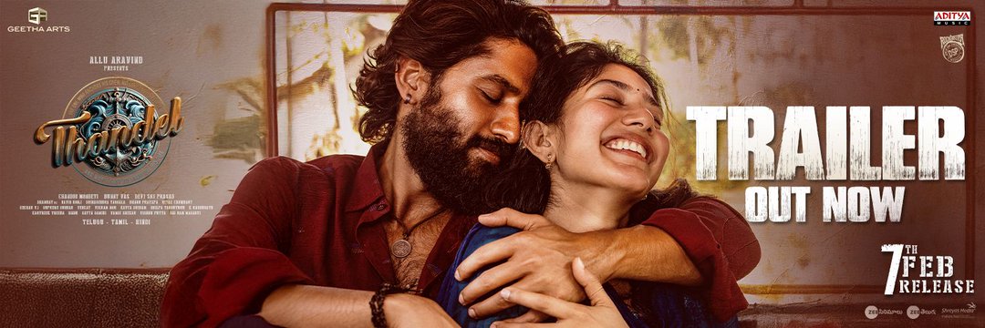 Saipallavi09's tweet photo. @ThandelTheMovie @Sai_Pallavi92
@chay_akkineni
The most awaited #ThandelTrailer out now ❤️‍🔥
▶️ https://t.co/K5entbiQ3f

GRAND RELEASE WORLDWIDE ON FEBRUARY 7th 💥💥

#ThandelonFeb7th https://t.co/XagDtuEaf8