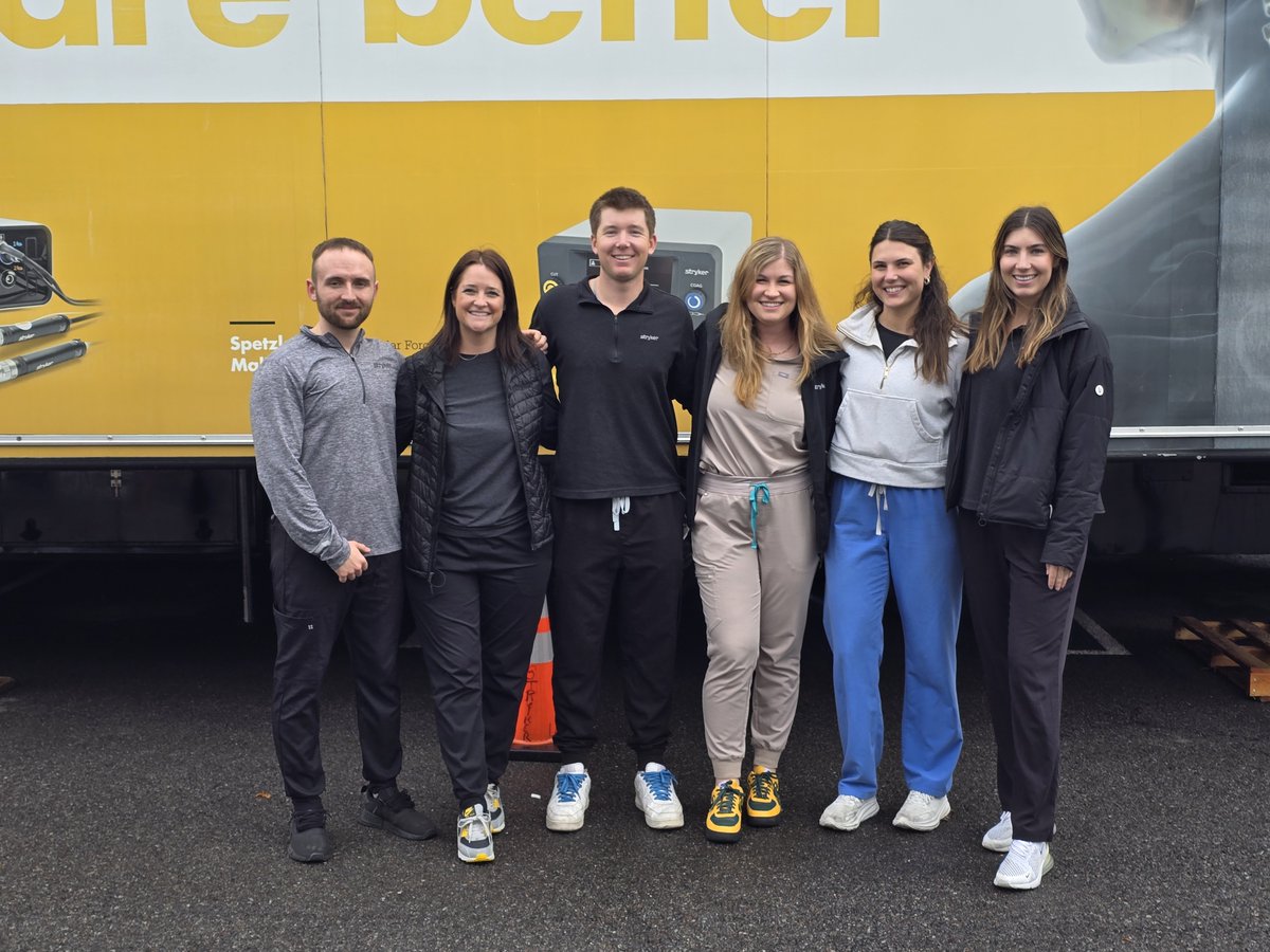 StrykerNS's tweet photo. Our world-class operating room on wheels is currently in Long Beach, California, bringing eight operating rooms designed for more realistic training. Thanks to all who have already stopped by!
#StrykerNeurosurgical #MobileLab https://t.co/AAt7ESjrMr