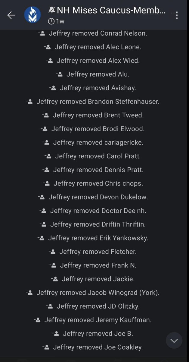 LPNH's tweet image. Let’s not forget that less than two years ago one of the other LNC Chair candidates, @MisesChair, purged the entire NH Mises Caucus because it dared to insist on affiliate autonomy.

New Hampshire told the MC leadership to mind its’ own business and that we wanted to focus on…