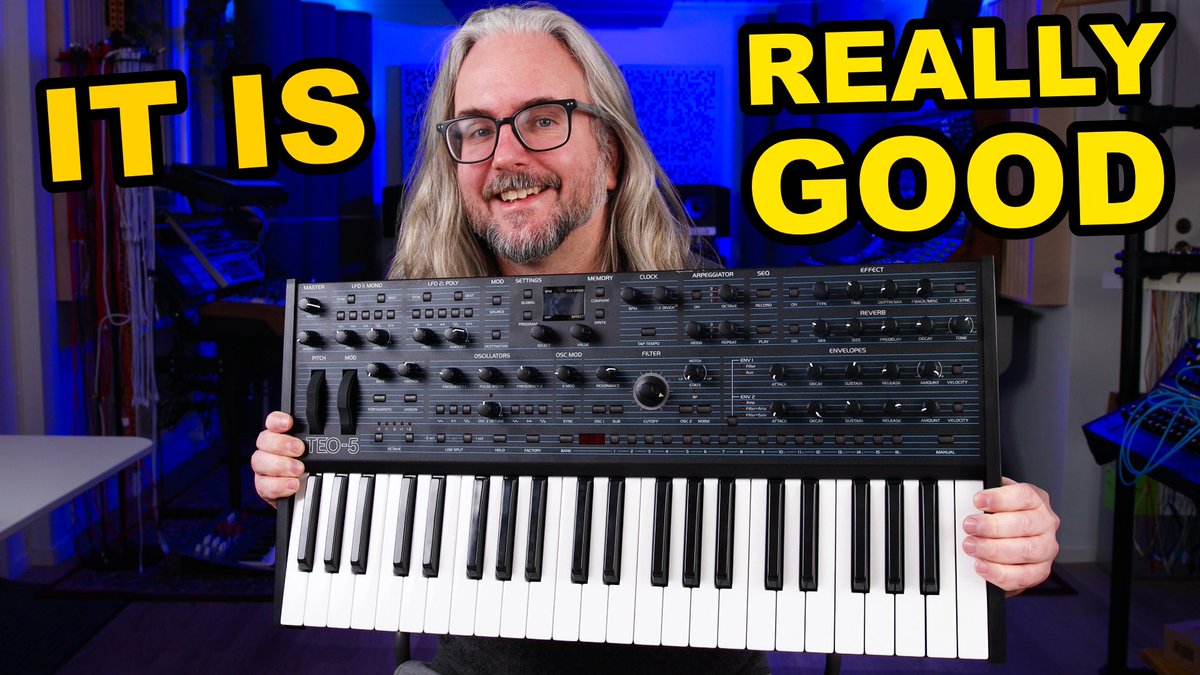 The Minilogue has been my favorite &amp; most used synth since 2016! But if any synth can dethrone it, its the Oberheim TEO-5. Watch my review here: youtu.be/m_59rWc94nc