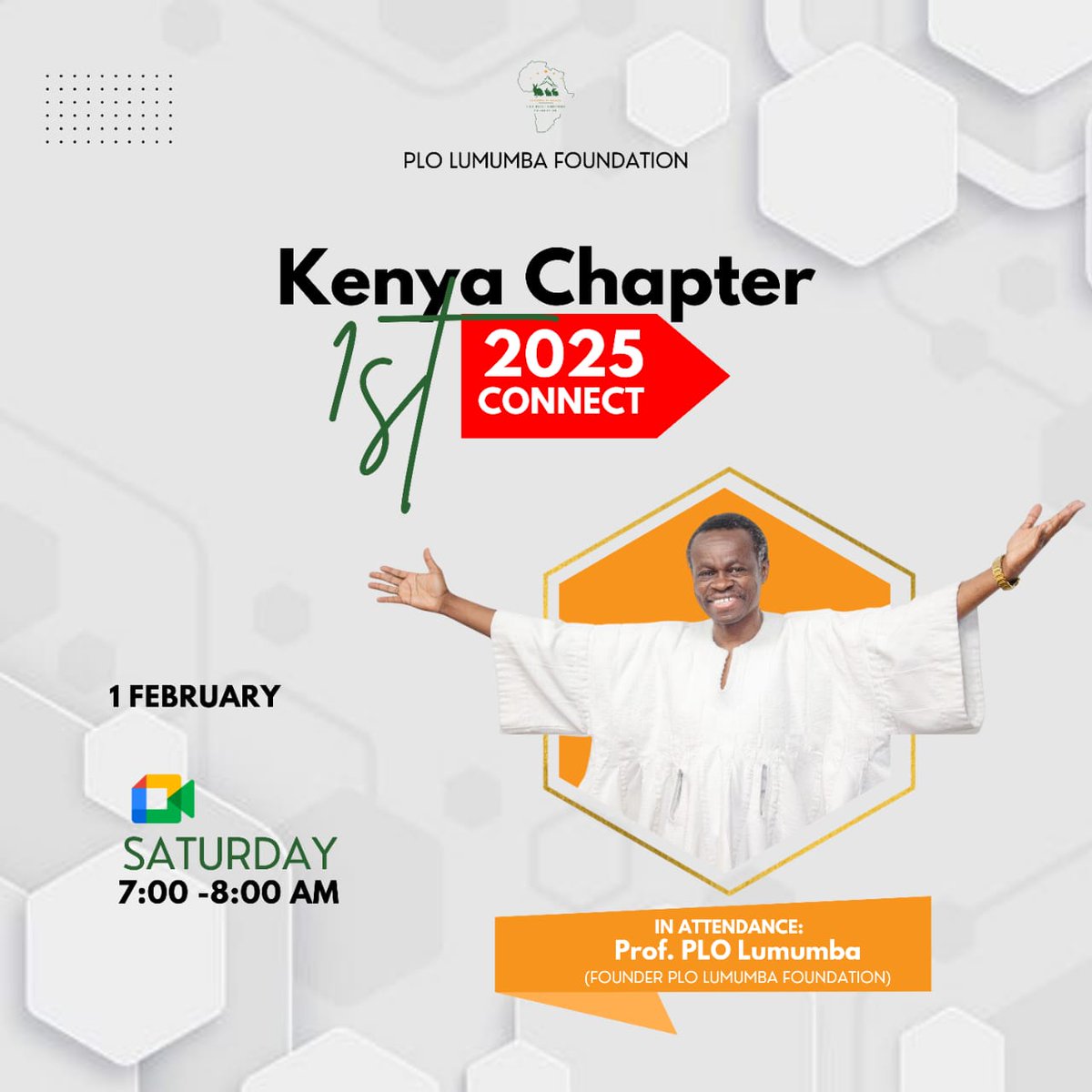 lumumba_kenya's tweet photo. 🚨 This Saturday! 🚨

Join the PLO Lumumba Foundation Kenya Chapter for the 1st 2025 Connect with Prof. PLO Lumumba as we discuss Pan-Africanism and leadership.

🗓️ Date: 1st February 2025
⏰ Time: 7:00 AM - 8:00 AM
📍 Venue: Google Meet

#PanAfricanism #Leadership https://t.co/hOLkQ3wFM0