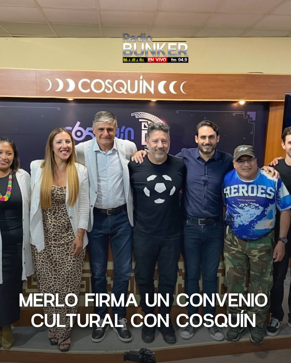 #Noticias #Cultura
▶️El intendente de #Merlo firmo un acuerdo de colaboración con la ciudad de #Cosquín, Provincia de #Córdoba, con el objetivo de fortalecer los lazos de cooperación cultural.
.
.
Más info: acortar.link/AJaJNI