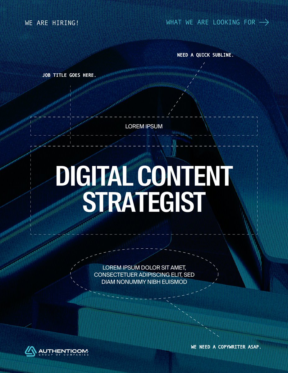 authenticom's tweet photo. 🚨 We’re Hiring: Digital Content Strategist 🚨

Think of it as the ultimate hybrid role: copywriter, PR specialist, SEO god or goddess, and digital strategist—all wrapped into one. If you can craft killer content, pitch a story like a PR pro.
Sound like you? Apply ASAP https://t.co/vPHKzVfo9q
