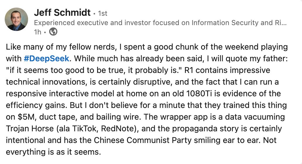 datapulse_'s tweet image. Our founder on #DeepSeek  -