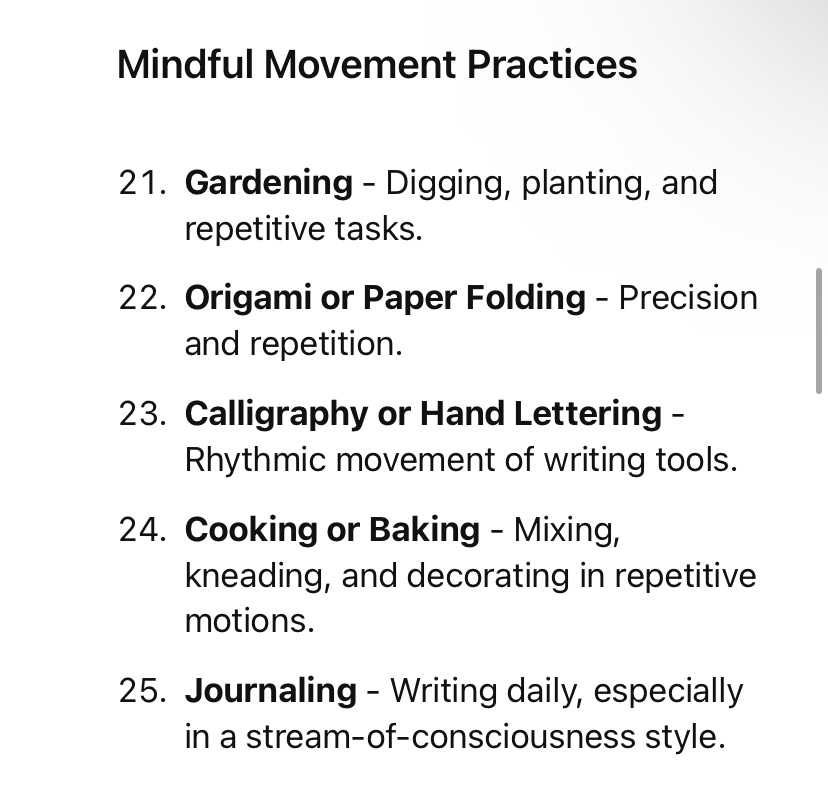 This is also a mental health hack. We are not built for 24/7 fight or flight. Remember to flow too. You need and deserve to rest, replenish and rejuvenate before return to what is a truly chaotic world.

Laugh, sleep, eat, get hobbies/activities that you can learn and/or enjoy.