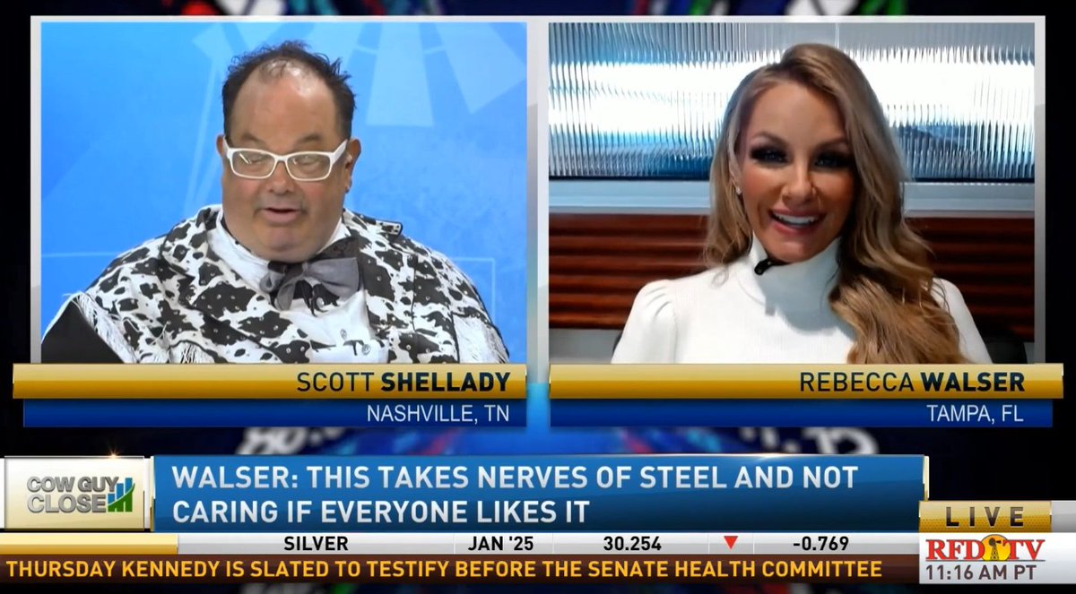 rebeccawalser's tweet photo. Insightful discussion with @ScottTheCowGuy on @CowGuyClose! We discussed Trump's tariffs, immigration orders, and more. Click the link below to watch and for more info visit https://t.co/6t4slBg17k.
#NotYourAverageAdvisor #cowguyclose
https://t.co/Oe8qBtK6HF https://t.co/J0bbpNOoRB