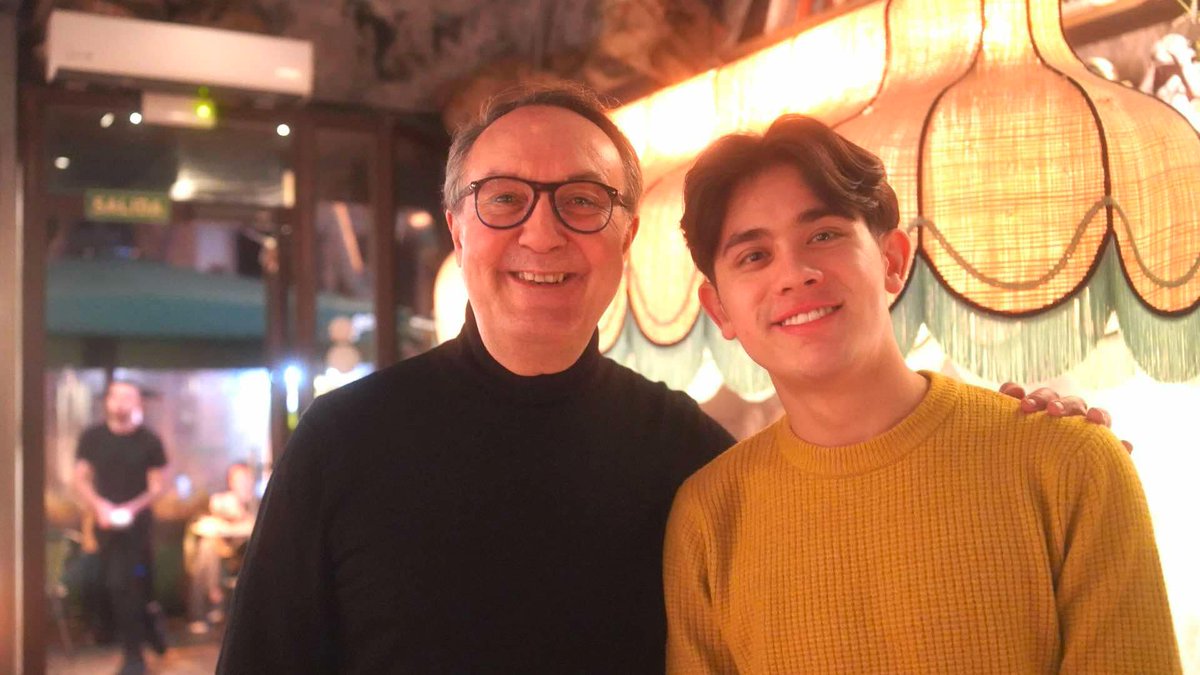 pnemirovski's tweet photo. It was such a pleasure to see and work in Barcelona with George Harliono, my student. Such a brilliant artist and a wonderful human being! I feel so fortunate to have incredible students around me who inspire me every day. Thrilled beyond words! #GratefulTeacher#InspiringArtists https://t.co/pD26Iw2p7P