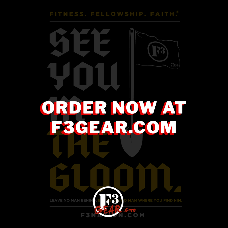 WE HAVE A WINNER! 

The 2025 <a href="/F3Nation/">F3</a> design belongs to Mark Casey aka F3 Fingerpaint of <a href="/F3Raleigh/">F3 Raleigh</a>. Great job, bro!

Go here to see the entire collection, available for a limited run, so hurry up: f3gear.com/collections/20…

#SYITG #SeeYouInTheGloom #F3Nation