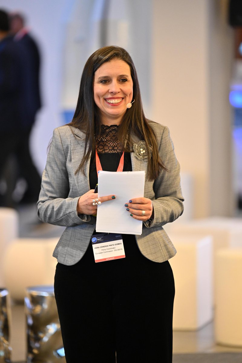 🚀Vera Pinto, Equality Coordinator, DG DEFIS, <a href="/EU_Commission/">European Commission</a>: "10 years ago, this conference wasn't so diverse. The #DIVERIS Network aims to create a change that ensures #diversity is not only an aspiration but a reality."

#EuropeanSpaceConf