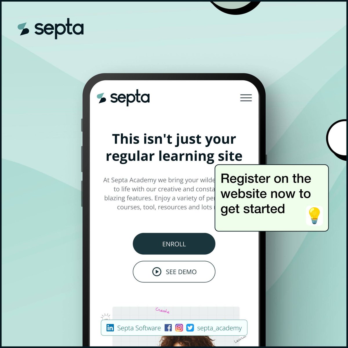 septa_academy's tweet image. Looking for the best place to learn exceptional tech skills? Look no further! 
Septa Academy is your go to place to learn tech skills that will take you from where you are now to where you want to be in your tech career. 
#learntechskills #septaacademy #careergrowth