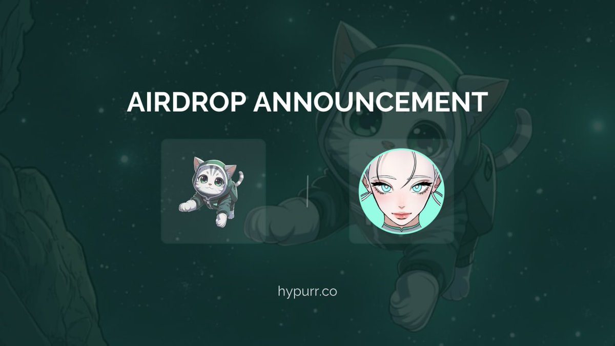 HypurrCollective.hl 🐱 (@hypurr_co) on Twitter photo AIRDROP & GIVEAWAY ANNOUNCEMENT 🚨
<a href="/LiquinaHL/">Liquina.hl</a> <a href="/QueenMakerHL/">QueenMaker.hl</a> has graciously given us 400 NFTs to be distributed to our community and stakers.
Of these 400, we have dedicated 40 NFTs for a public raffle for all stakers.
Giveaway form here, ends sometime on 31st Jan: AIRDROP & GIVEAWAY ANNOUNCEMENT 🚨
<a href="/LiquinaHL/">Liquina.hl</a> <a href="/QueenMakerHL/">QueenMaker.hl</a> has graciously given us 400 NFTs to be distributed to our community and stakers.
Of these 400, we have dedicated 40 NFTs for a public raffle for all stakers.
Giveaway form here, ends sometime on 31st Jan:
